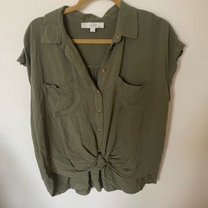 Loft Button Down Short Sleeve